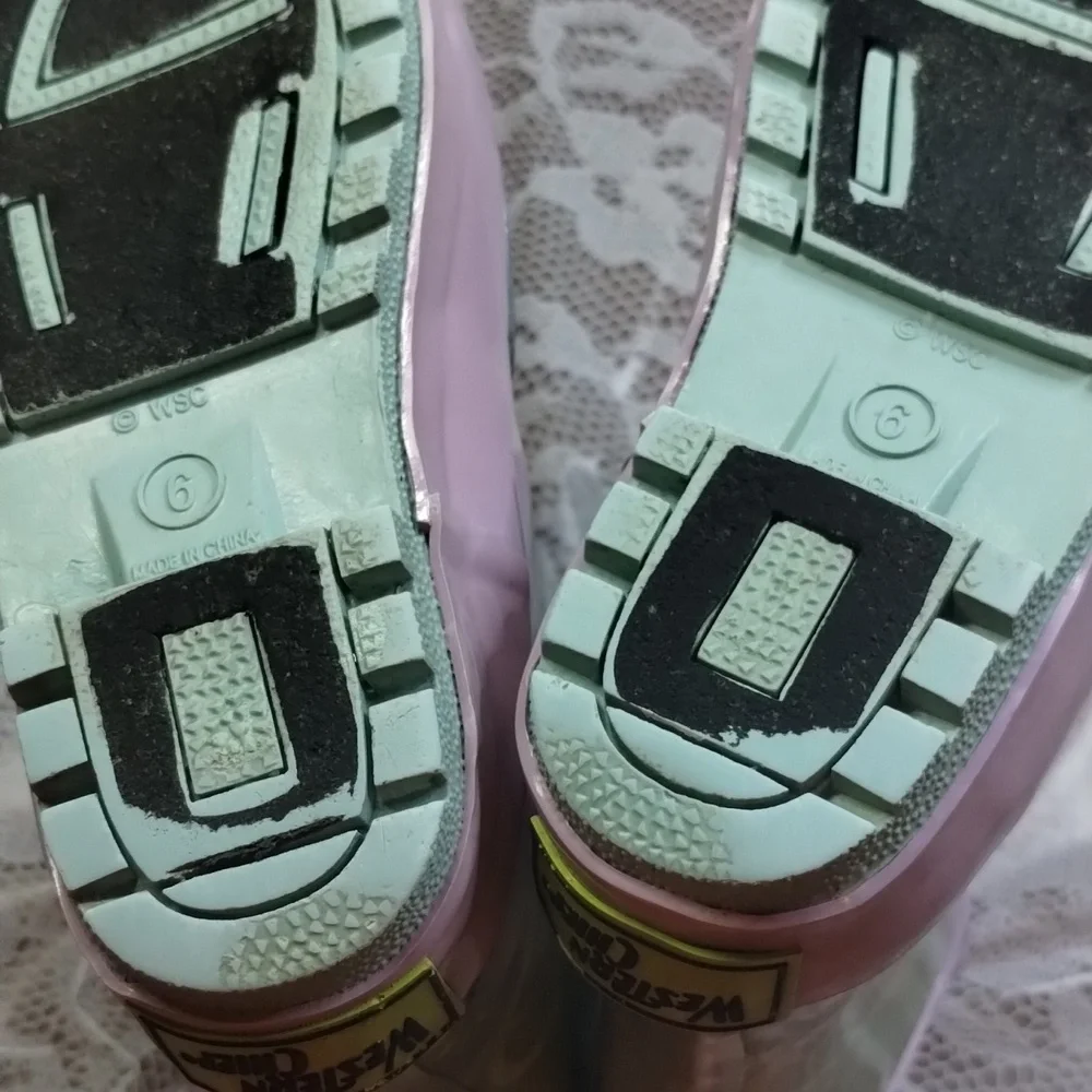 Disney Frozen Rain Boots Size US 6